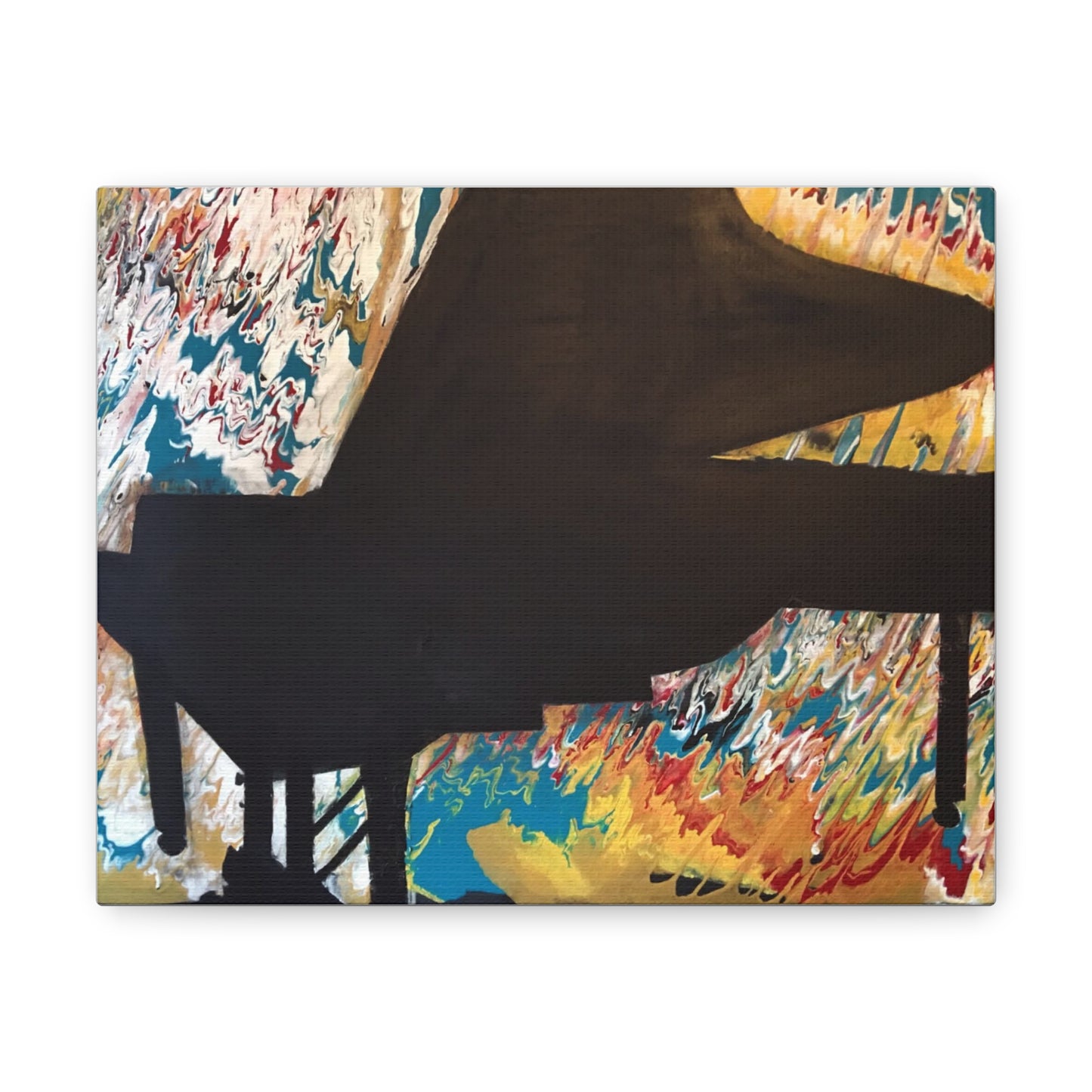 Harmonious Hues: The Vibrant Piano