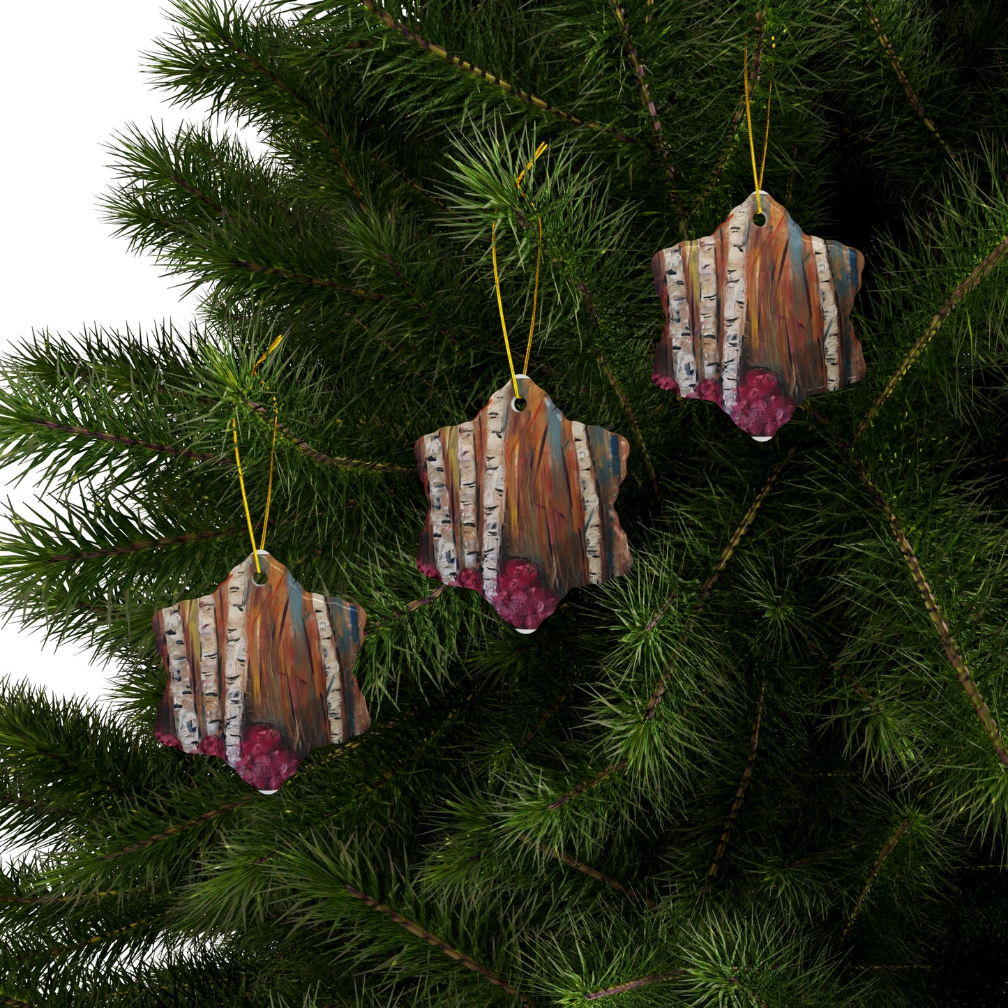 Woodland Waltz (Ceramic Ornaments (1pc, 3pcs, 5pcs, 10pcs))