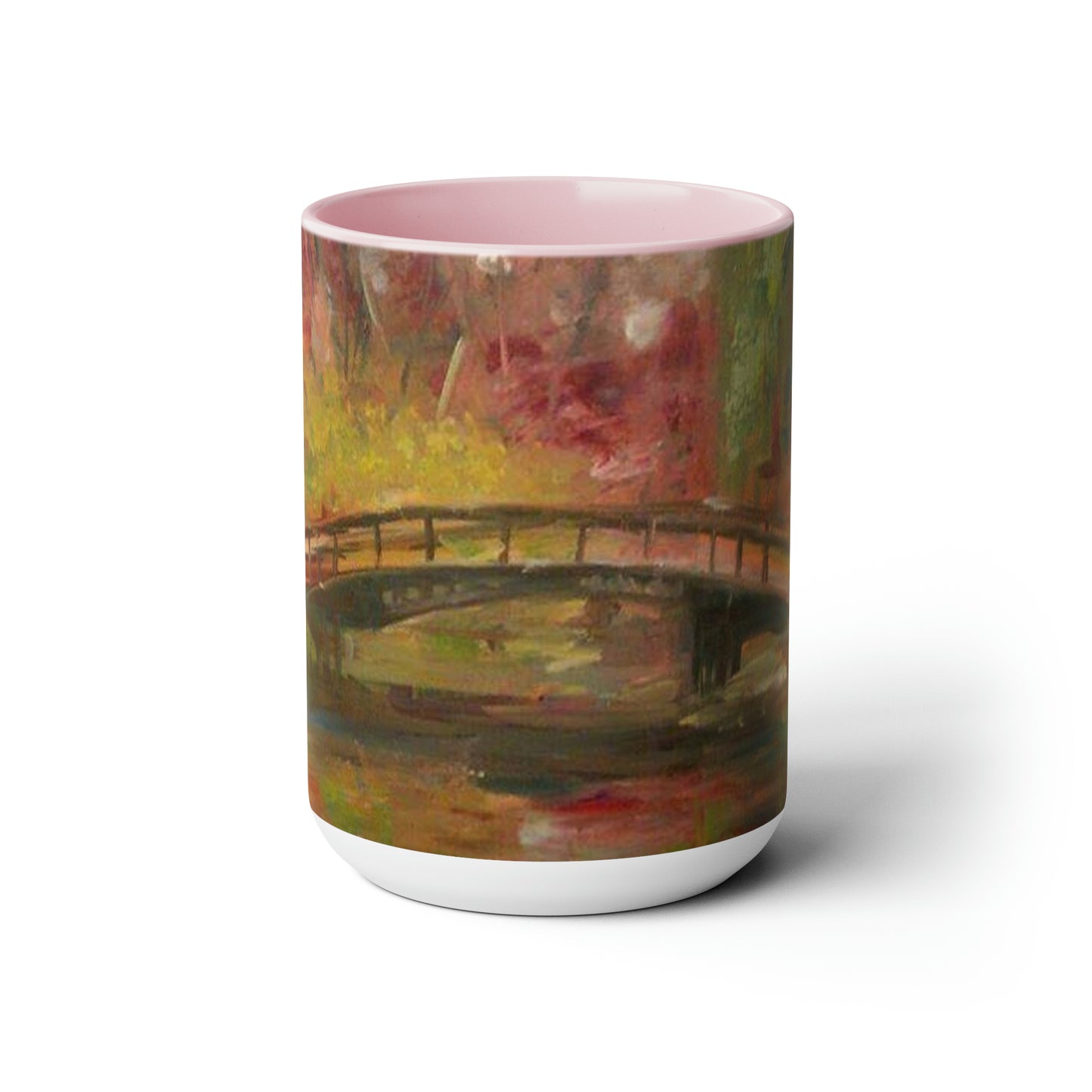 Elegant Crossing (Two-Tone Coffee Mugs, 15oz)