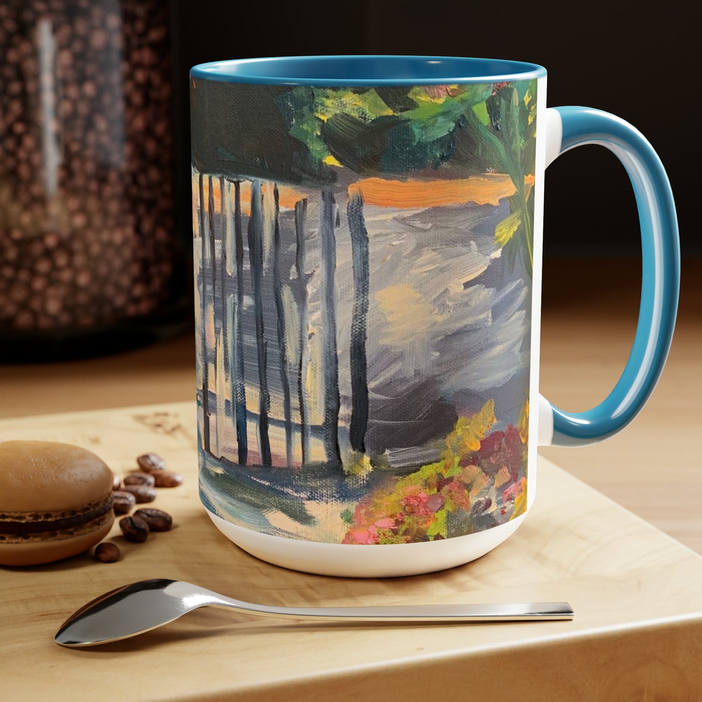 Gateway to Eden (Two-Tone Coffee Mugs, 15oz)