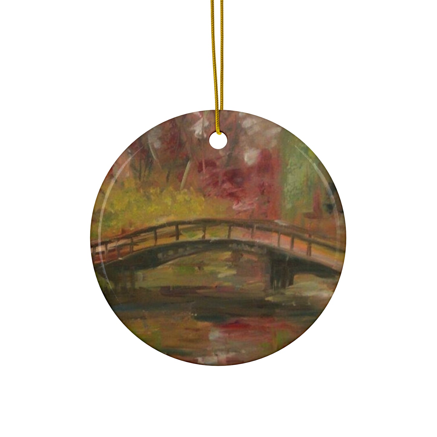 Elegant Crossing (Ceramic Ornaments (1pc, 3pcs, 5pcs, 10pcs))