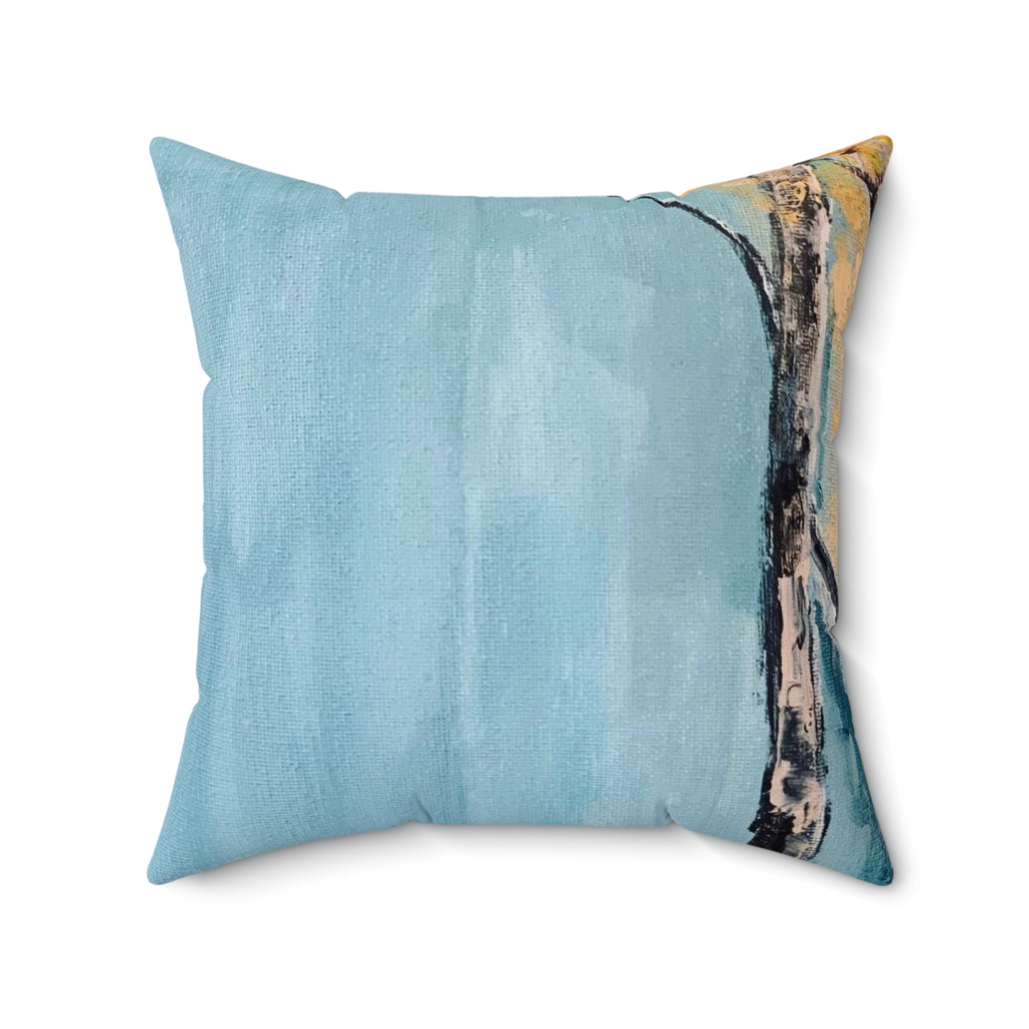 Celestial Birch (Spun Polyester Square Pillow)