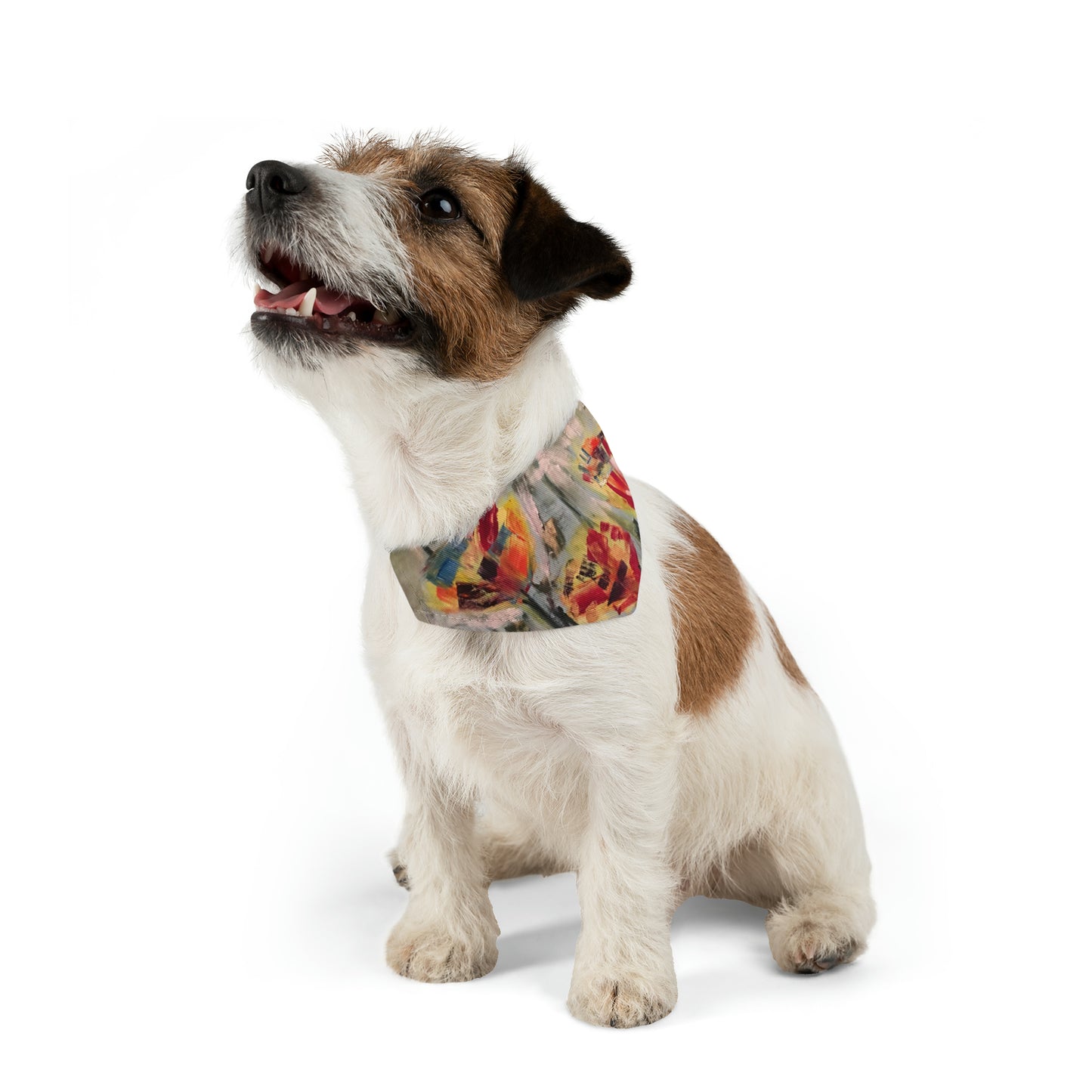 Ablaze in Blossoms (Pet Bandana Collar)