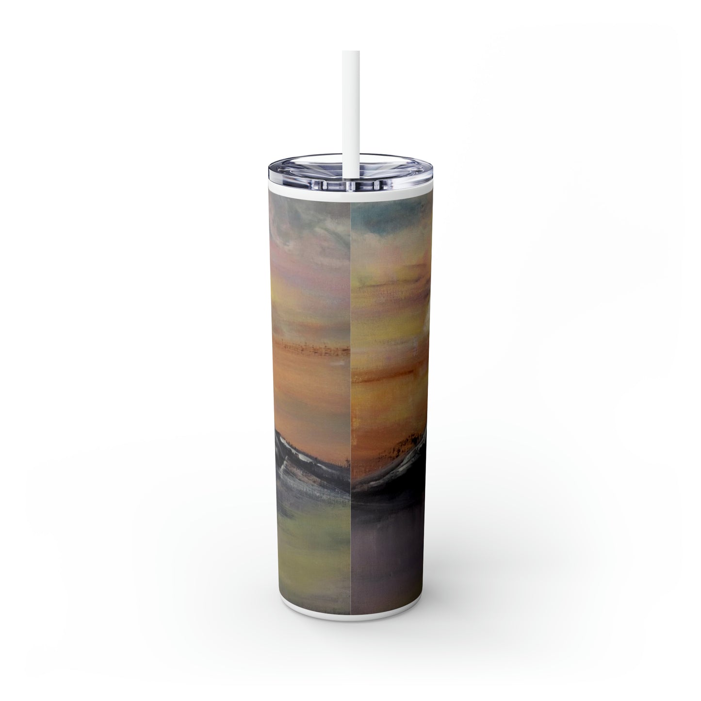 Peak Radiance (Skinny Tumbler with Straw, 20oz)