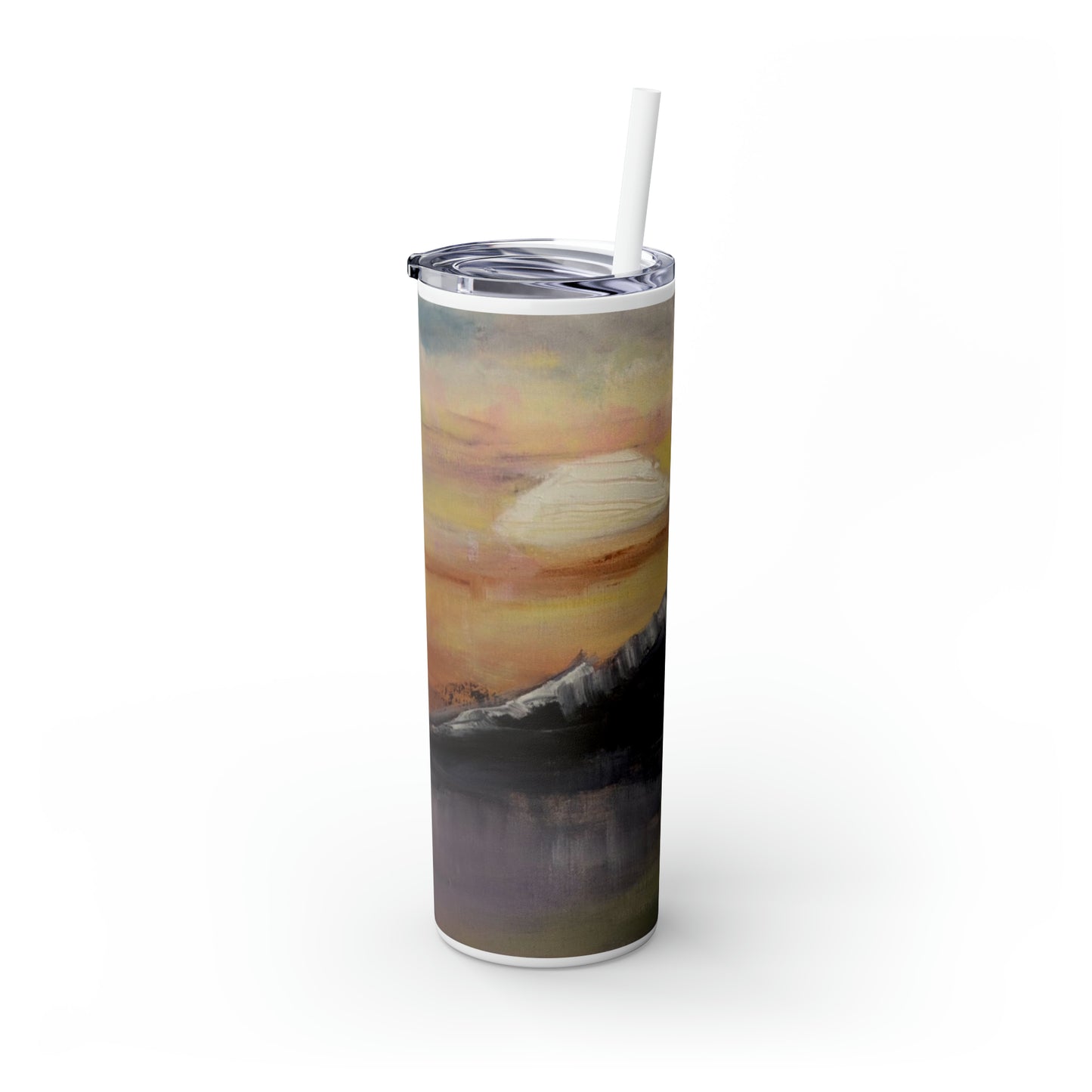 Peak Radiance (Skinny Tumbler with Straw, 20oz)