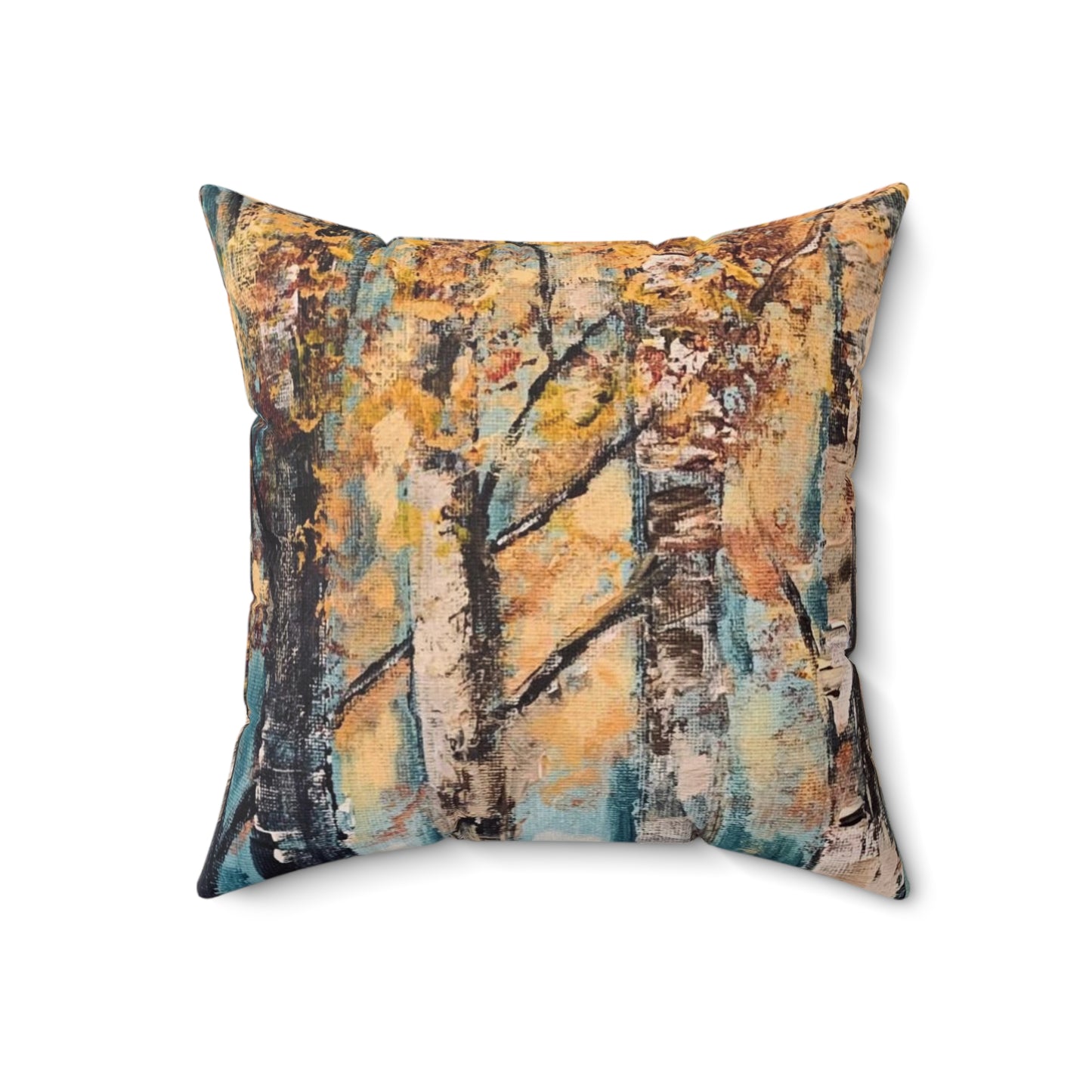 Celestial Birch (Spun Polyester Square Pillow)