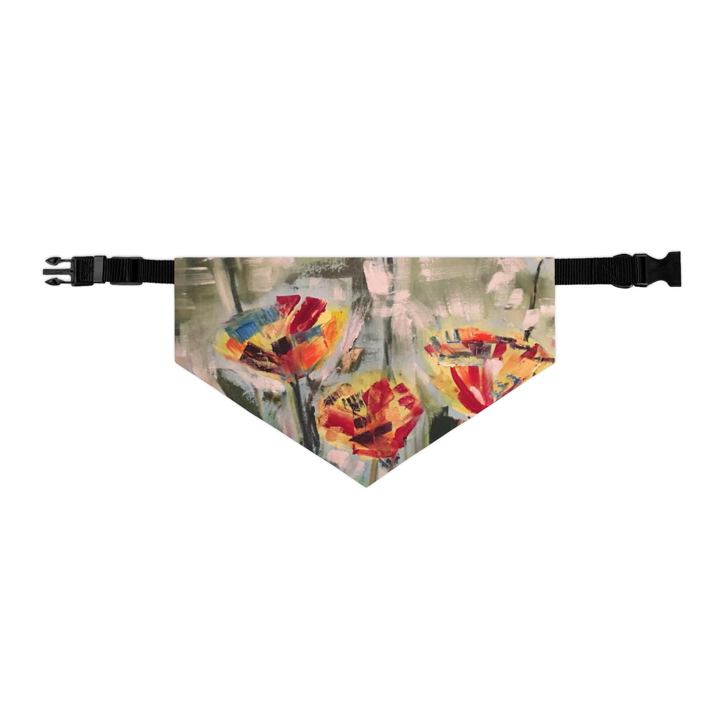 Ablaze in Blossoms (Pet Bandana Collar)