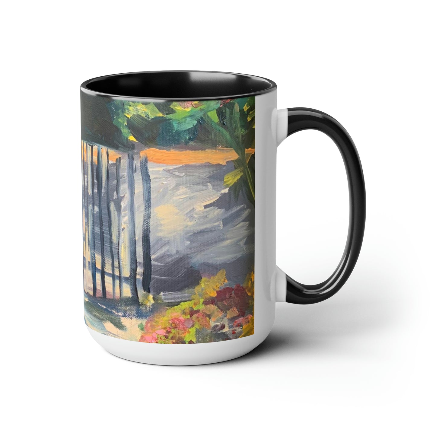 Gateway to Eden (Two-Tone Coffee Mugs, 15oz)