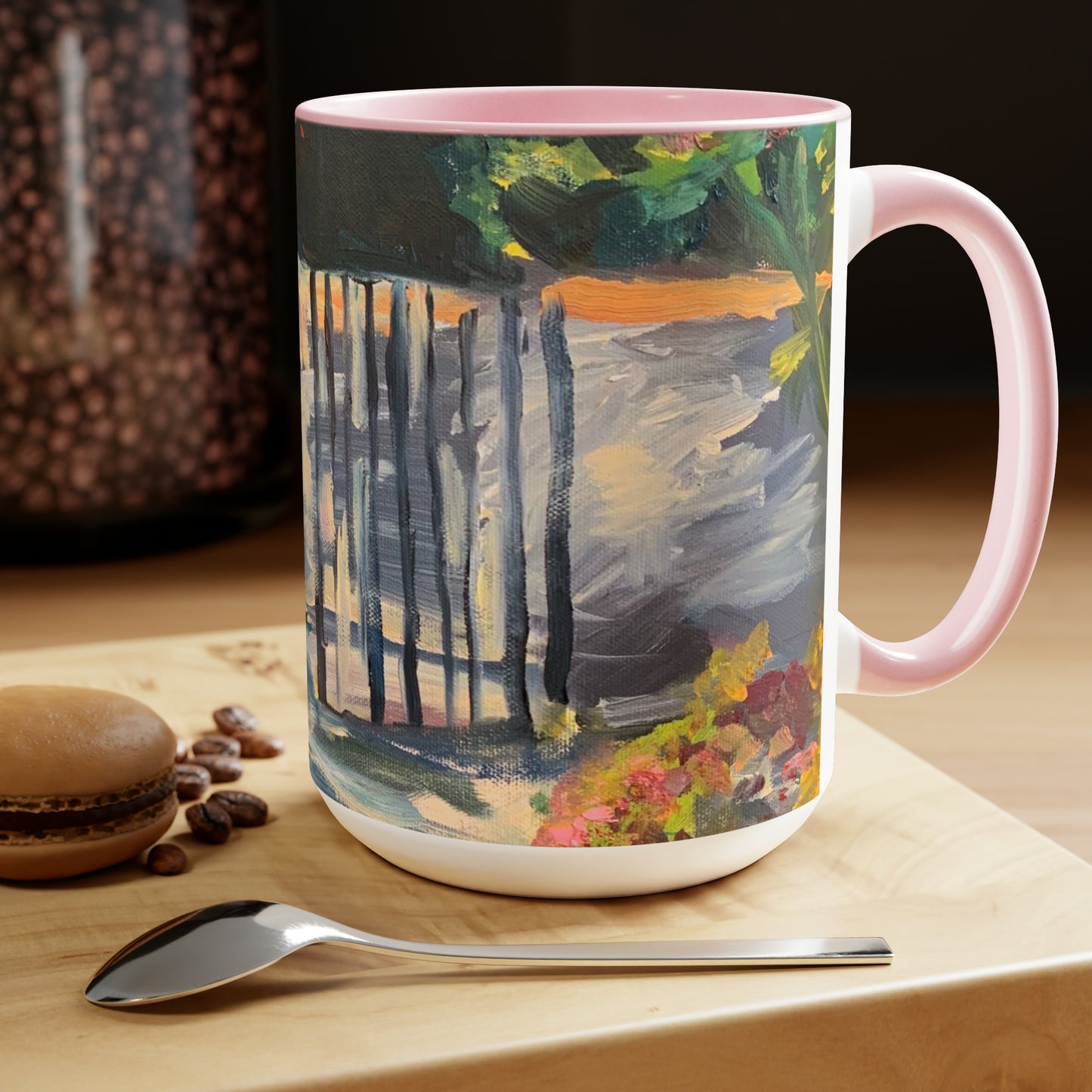 Gateway to Eden (Two-Tone Coffee Mugs, 15oz)