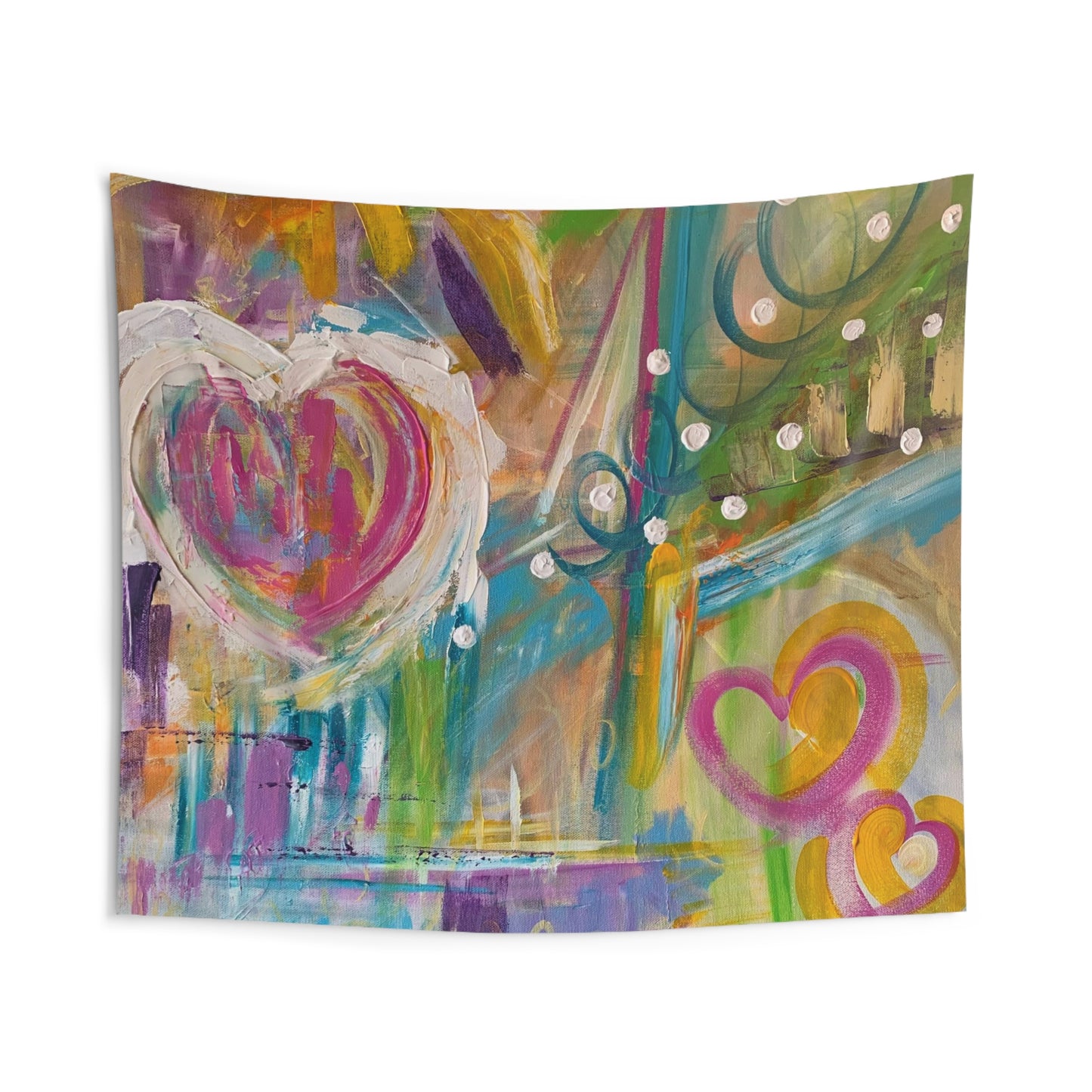 Joyful Fusion: Exploring the Palette of Emotion (Indoor Wall Tapestries)