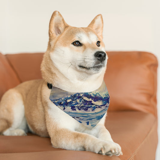 Winter's Crown (Pet Bandana Collar)