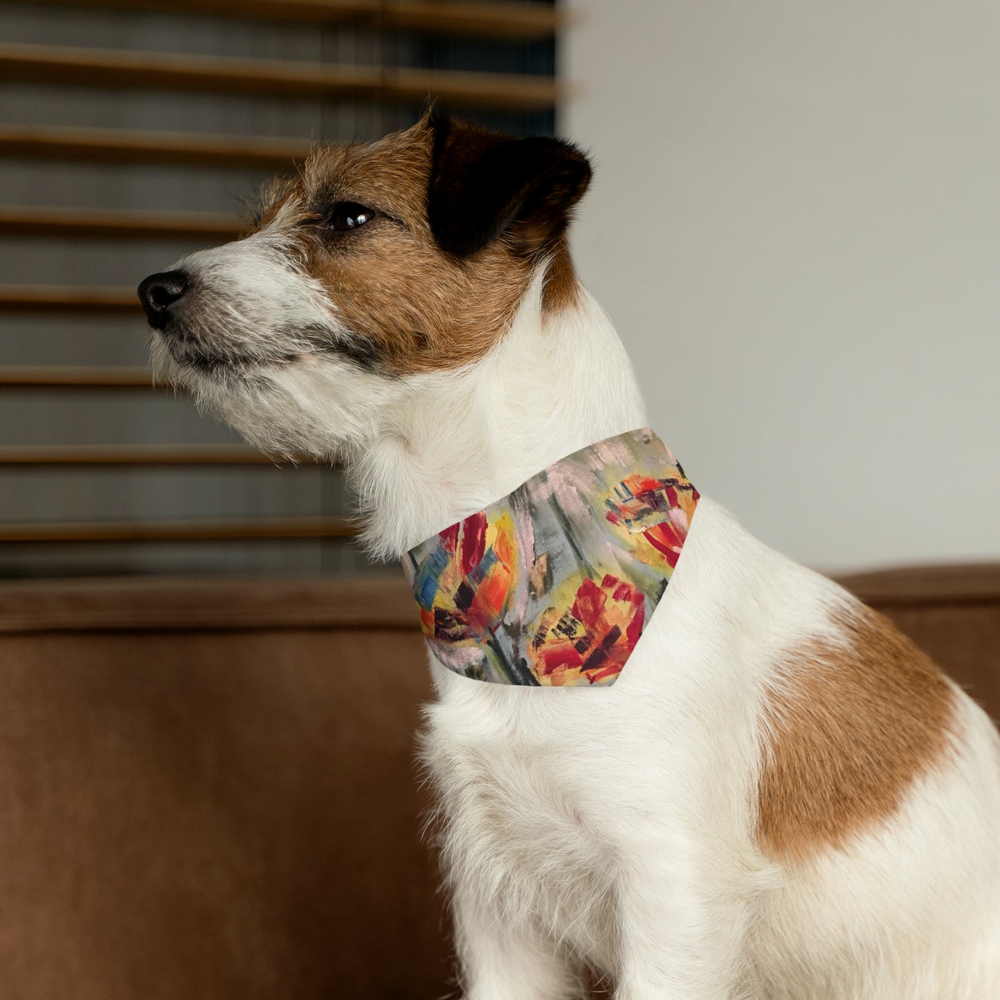 Ablaze in Blossoms (Pet Bandana Collar)