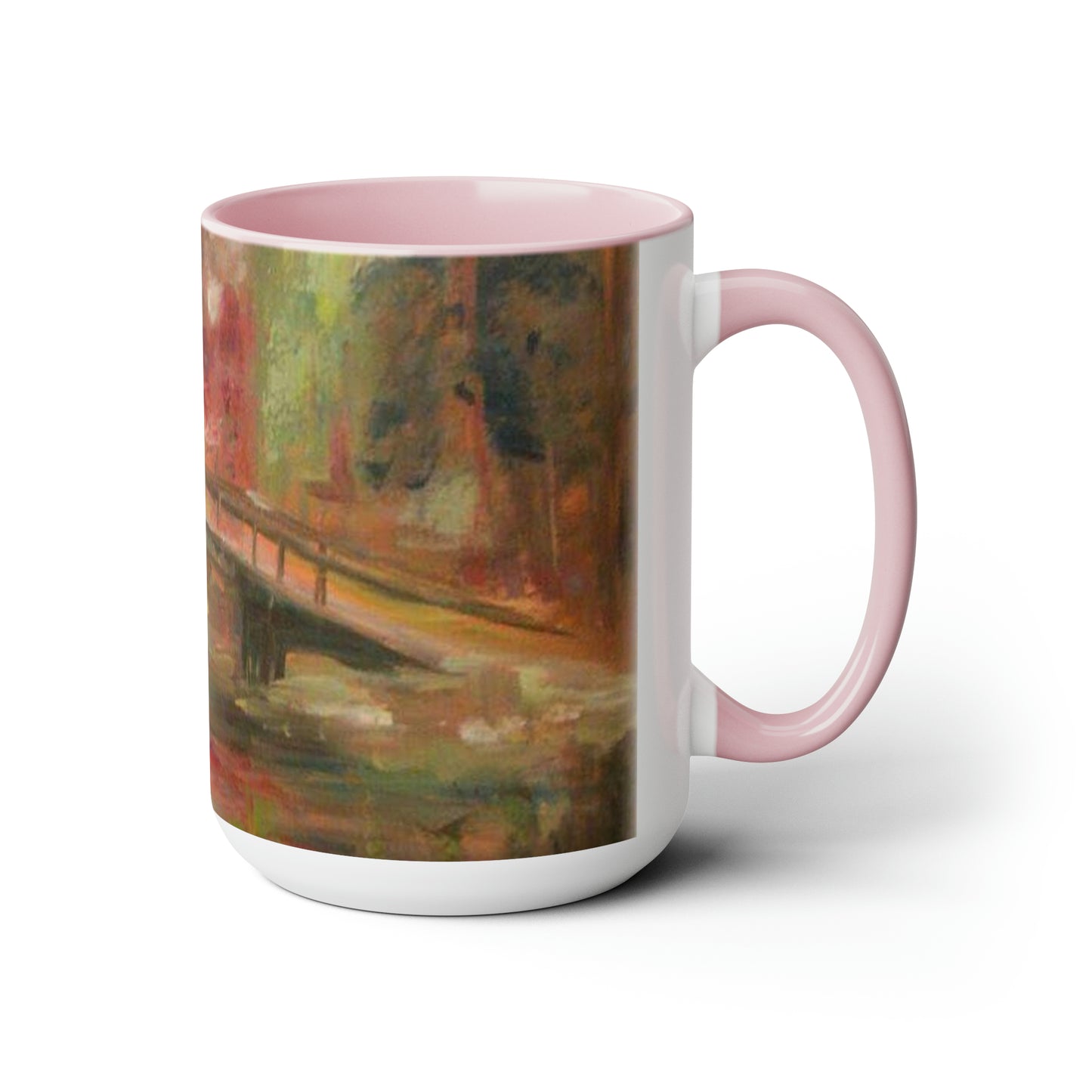 Elegant Crossing (Two-Tone Coffee Mugs, 15oz)