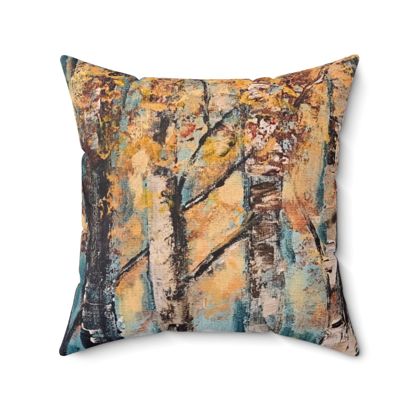 Celestial Birch (Spun Polyester Square Pillow)