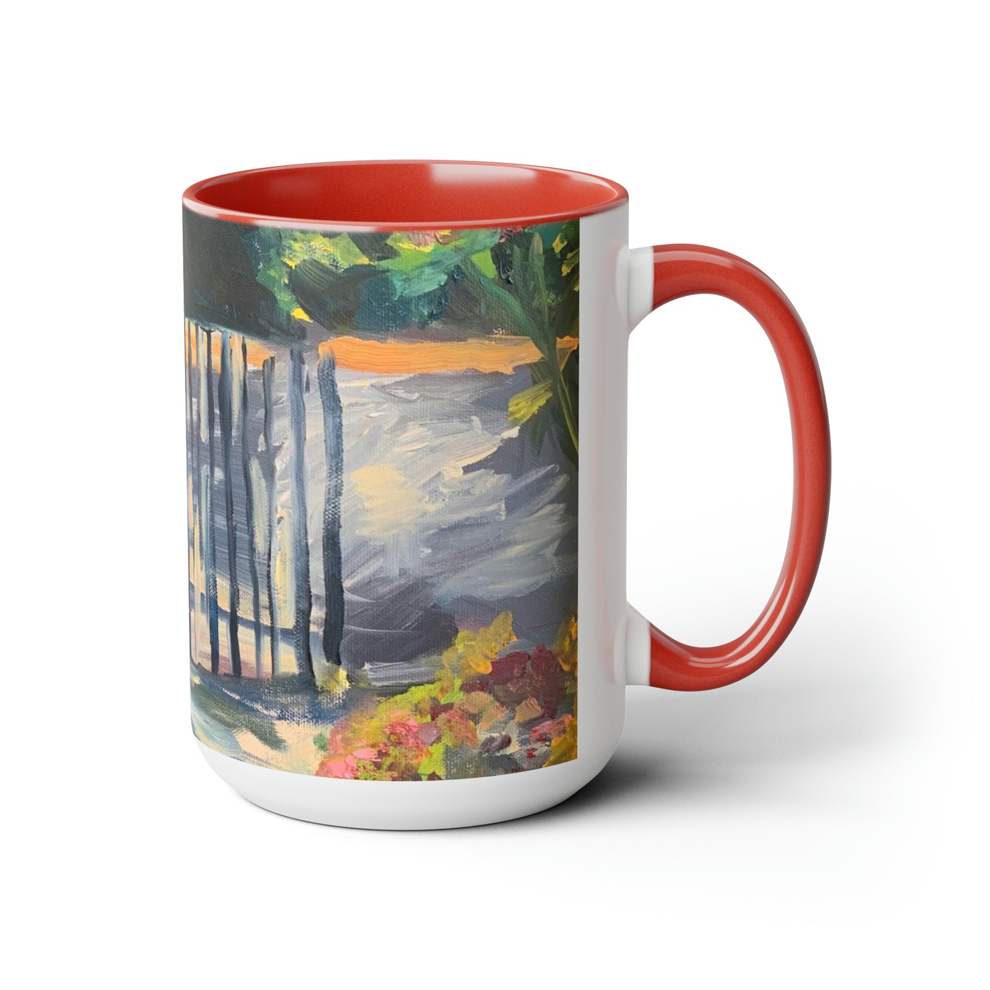 Gateway to Eden (Two-Tone Coffee Mugs, 15oz)