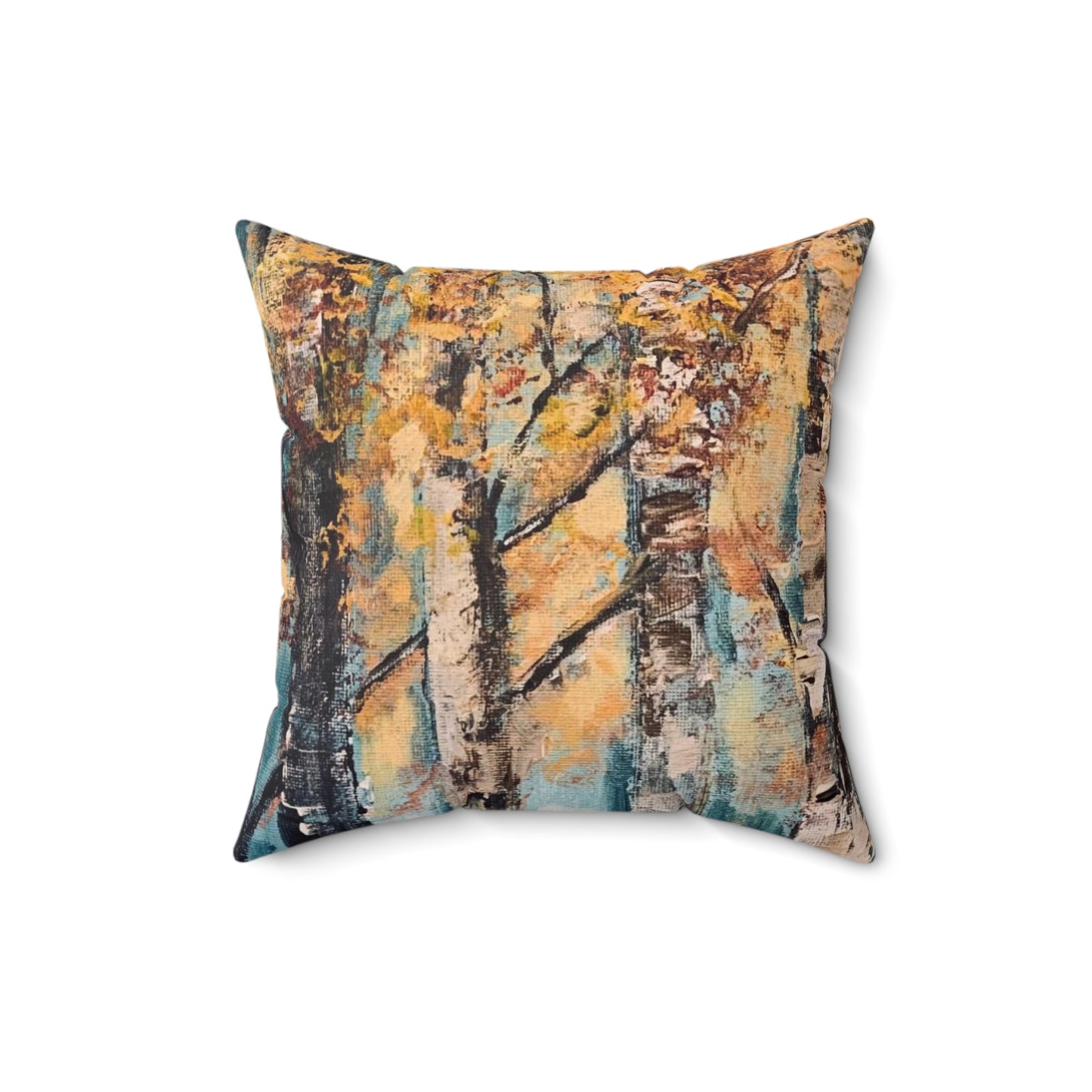 Celestial Birch (Spun Polyester Square Pillow)