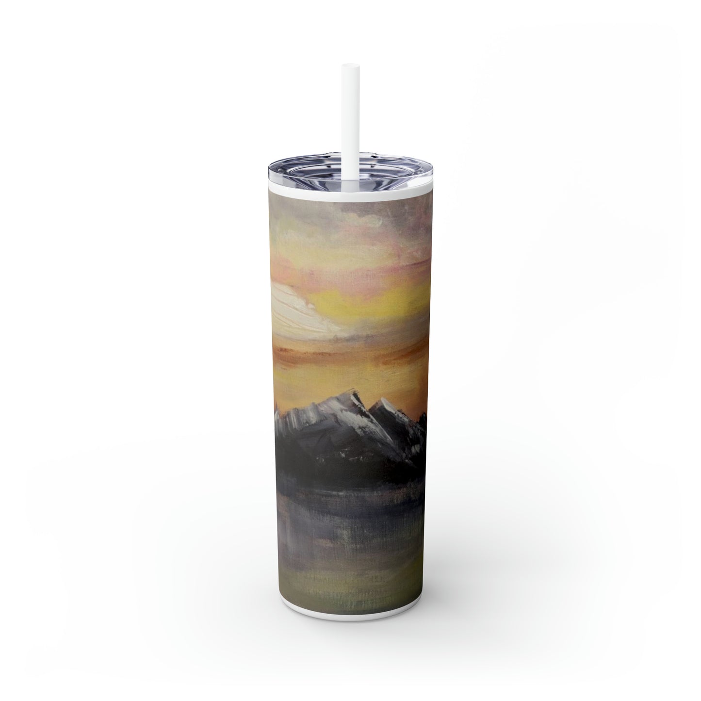 Peak Radiance (Skinny Tumbler with Straw, 20oz)