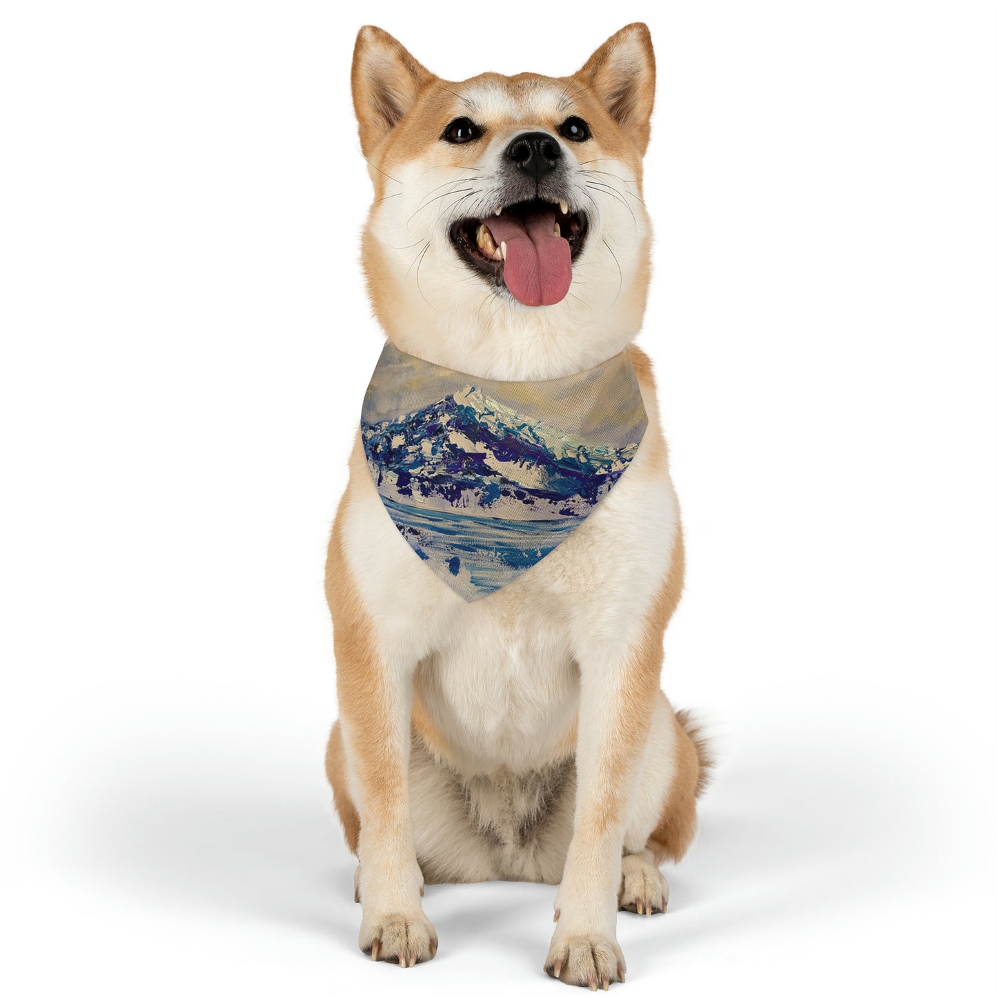 Winter's Crown (Pet Bandana Collar)