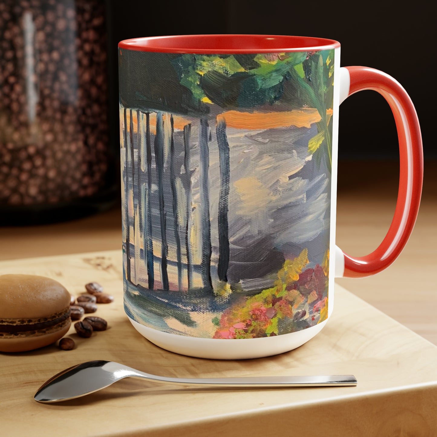 Gateway to Eden (Two-Tone Coffee Mugs, 15oz)