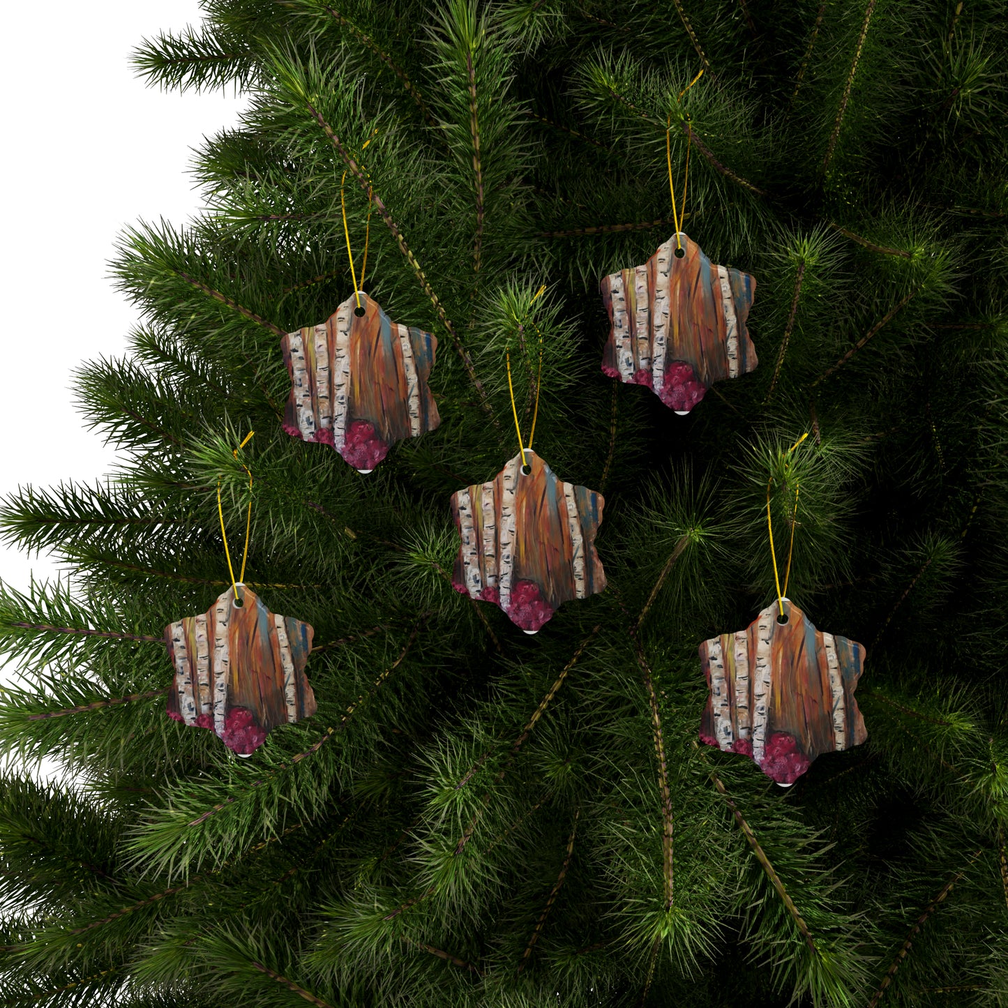 Woodland Waltz (Ceramic Ornaments (1pc, 3pcs, 5pcs, 10pcs))