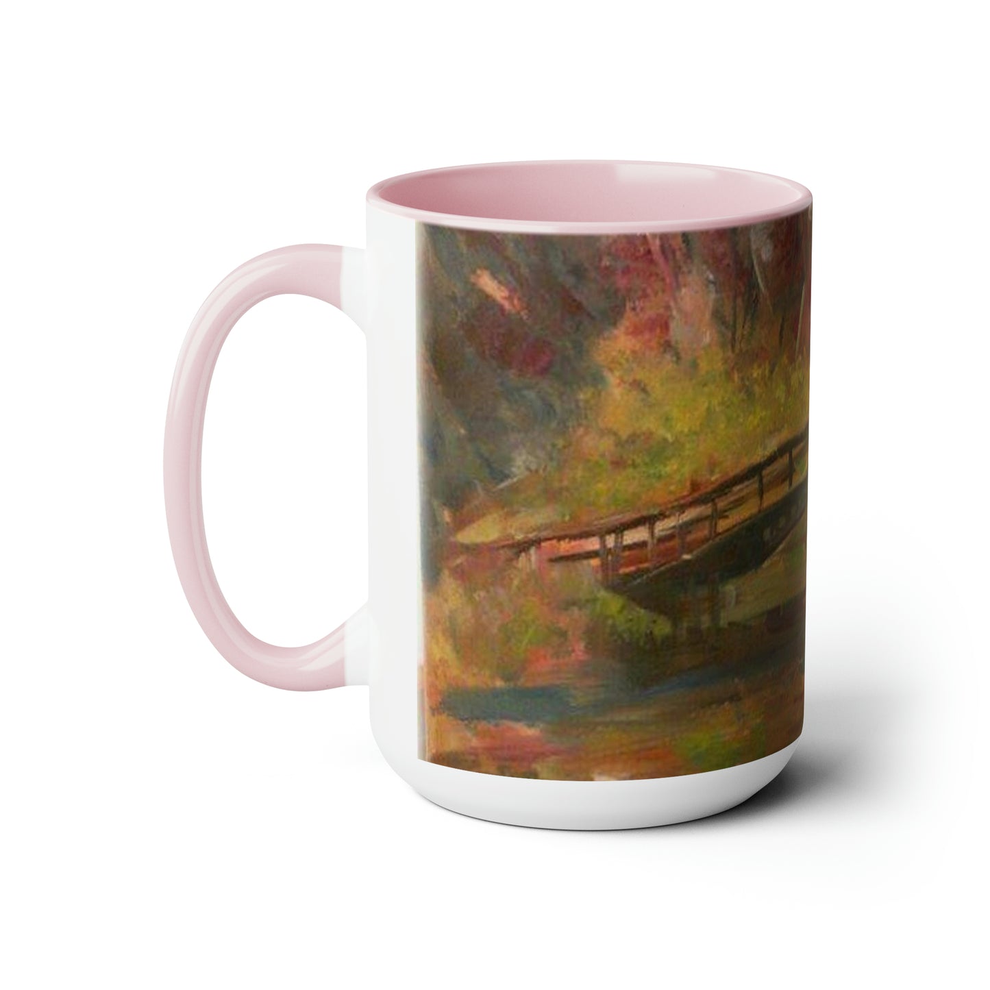 Elegant Crossing (Two-Tone Coffee Mugs, 15oz)