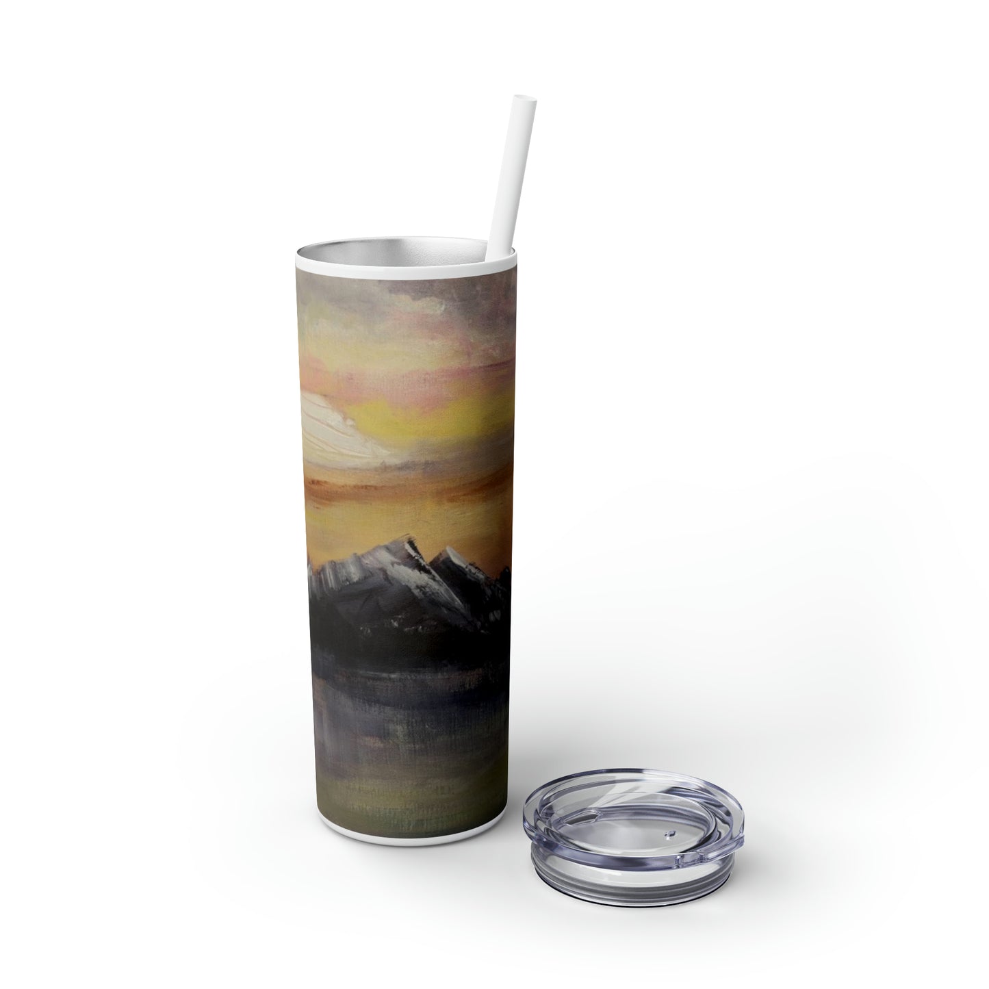 Peak Radiance (Skinny Tumbler with Straw, 20oz)