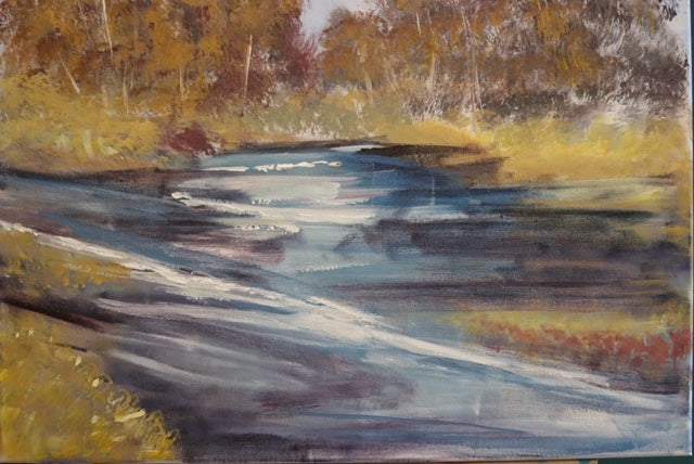 Quiet Waters and Whispers -  from [store] by Janice Priddy Paintings - 