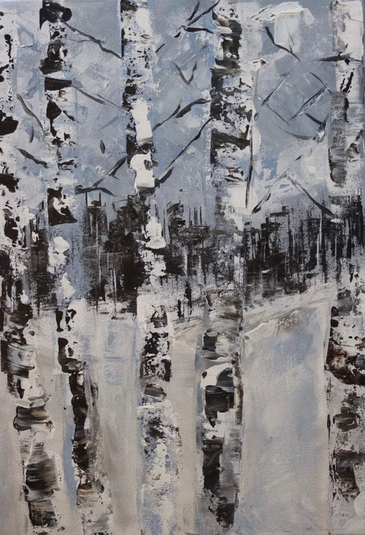 Birch Trees in the Snowy Stillness -  from [store] by My Store - 